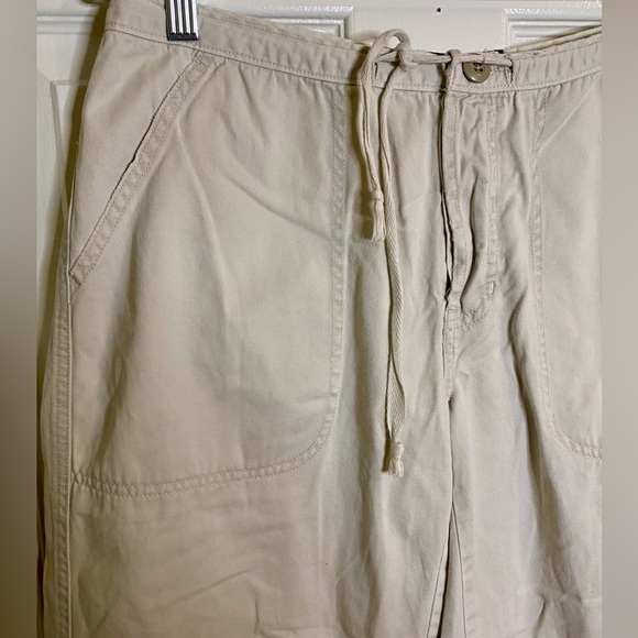 VINTAGE ABERCROMBIE & FITCH BEIGE CARGO PANTS - Picture 5 of 10